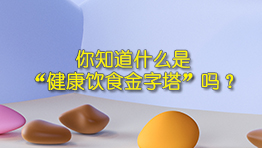 你知道什么是“健康饮食金字塔”吗？
