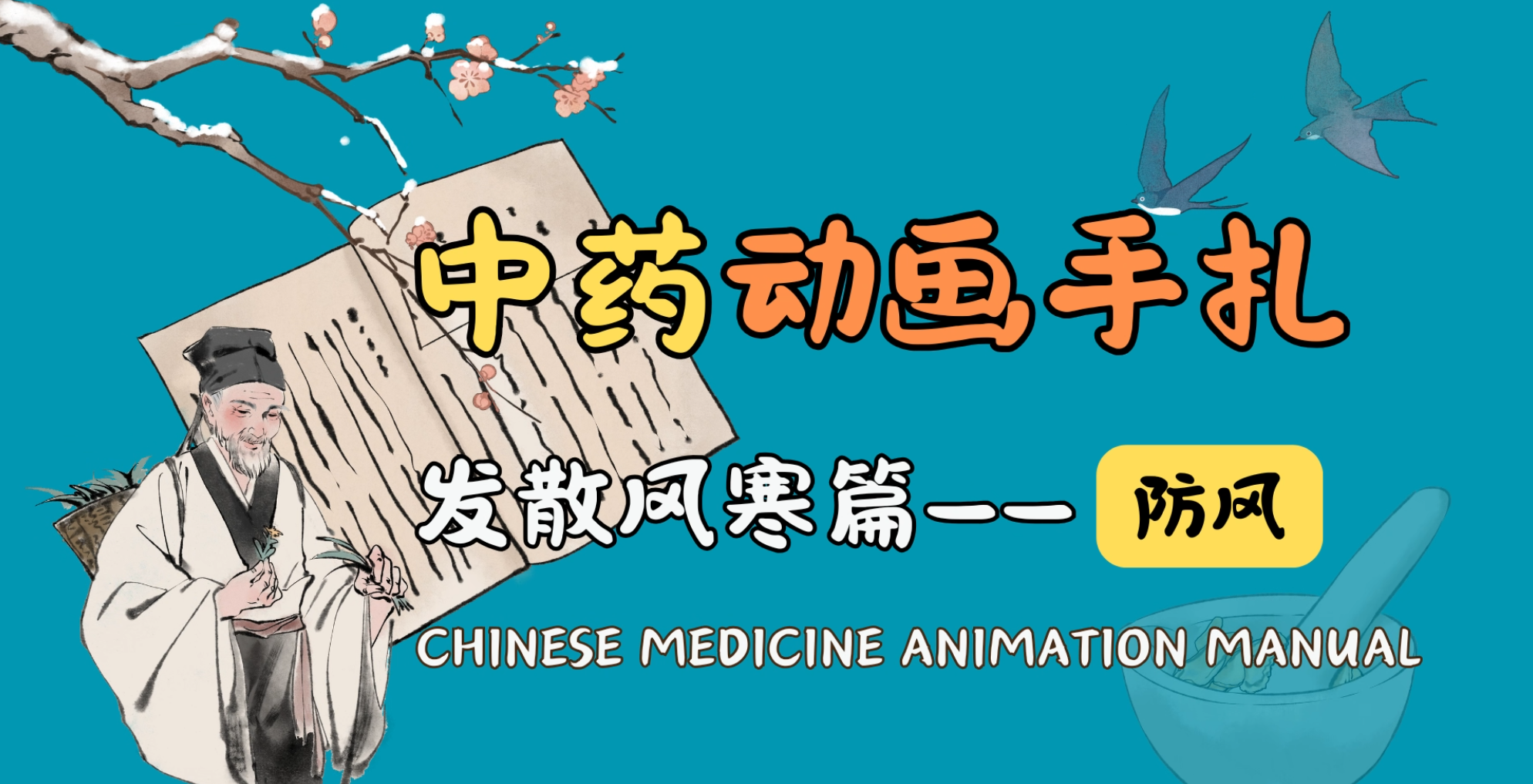 中药动画手札 发散风寒篇——防风